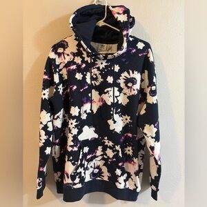 NWT Adidas Purple and Black Floral Sweatshirt